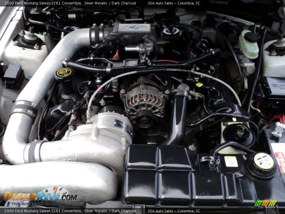 2000 Ford Mustang Saleen S281 Convertible 4.6 Liter Paxton Supercharged SOHC 16-Valve V8 Engine Photo #31