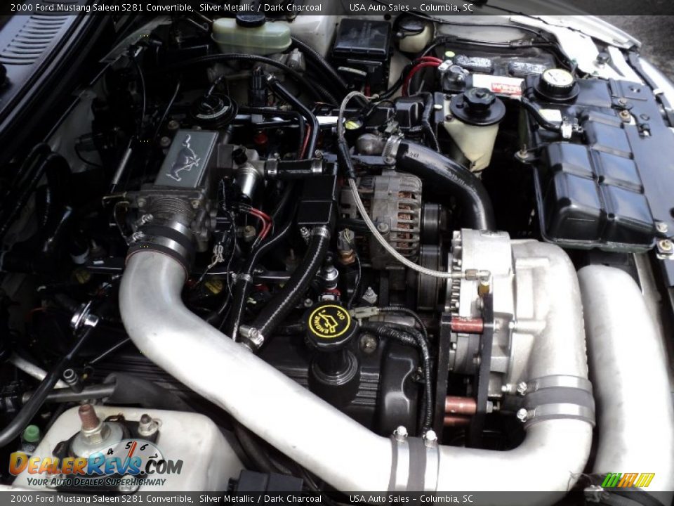 2000 Ford Mustang Saleen S281 Convertible 4.6 Liter Paxton Supercharged SOHC 16-Valve V8 Engine Photo #33