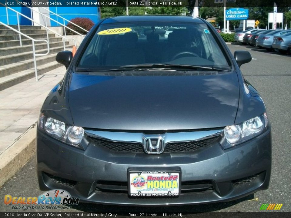 2010 Honda Civic DX-VP Sedan Polished Metal Metallic / Gray Photo #2