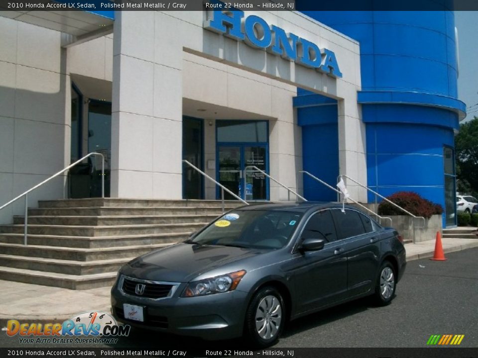 2010 Honda Accord LX Sedan Polished Metal Metallic / Gray Photo #1