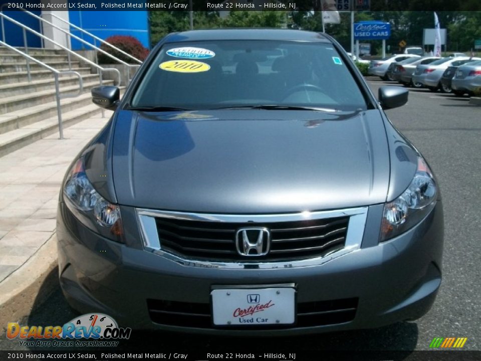 2010 Honda Accord LX Sedan Polished Metal Metallic / Gray Photo #2