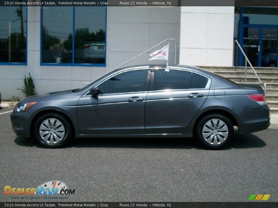 2010 Honda Accord LX Sedan Polished Metal Metallic / Gray Photo #3