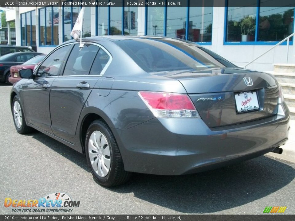 2010 Honda Accord LX Sedan Polished Metal Metallic / Gray Photo #4