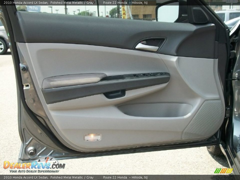 2010 Honda Accord LX Sedan Polished Metal Metallic / Gray Photo #6