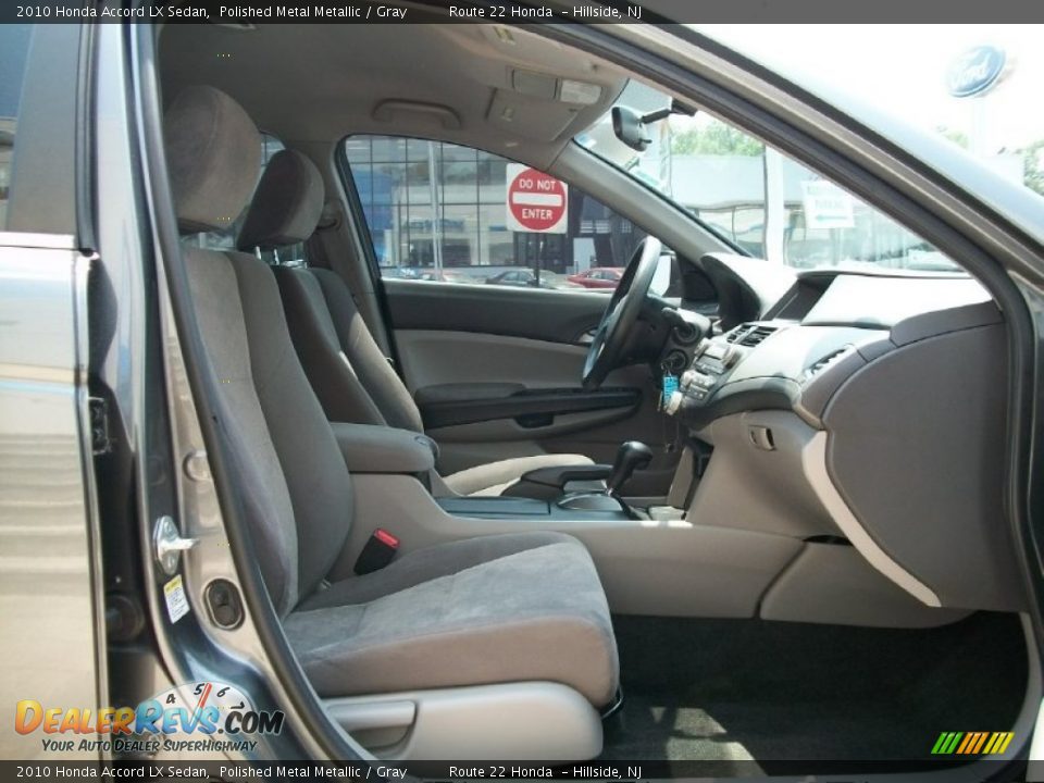 2010 Honda Accord LX Sedan Polished Metal Metallic / Gray Photo #8