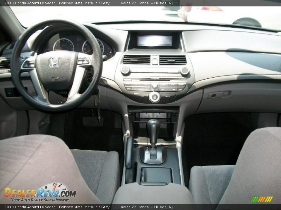 2010 Honda Accord LX Sedan Polished Metal Metallic / Gray Photo #10