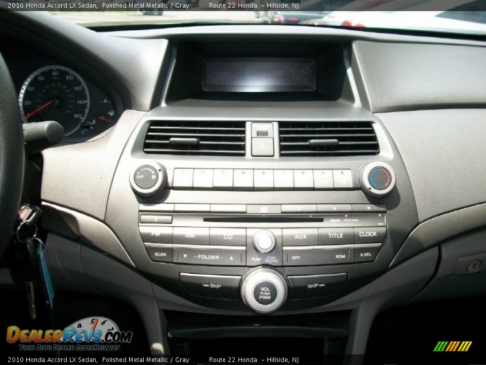 2010 Honda Accord LX Sedan Polished Metal Metallic / Gray Photo #13