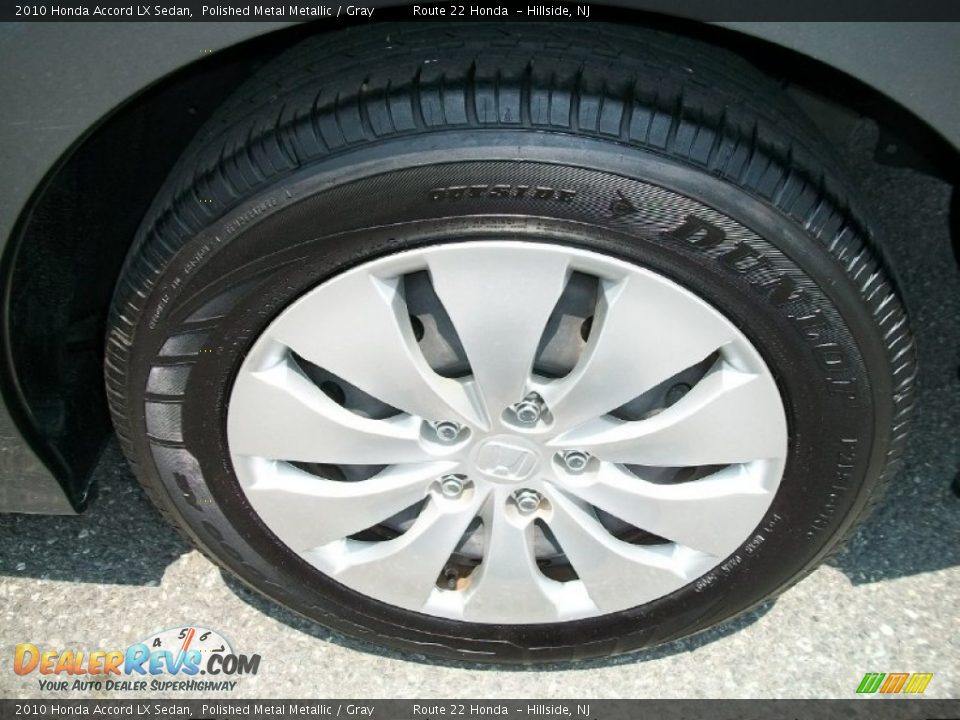 2010 Honda Accord LX Sedan Polished Metal Metallic / Gray Photo #15