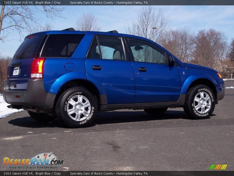 2003 Saturn VUE V6 Bright Blue / Gray Photo #7