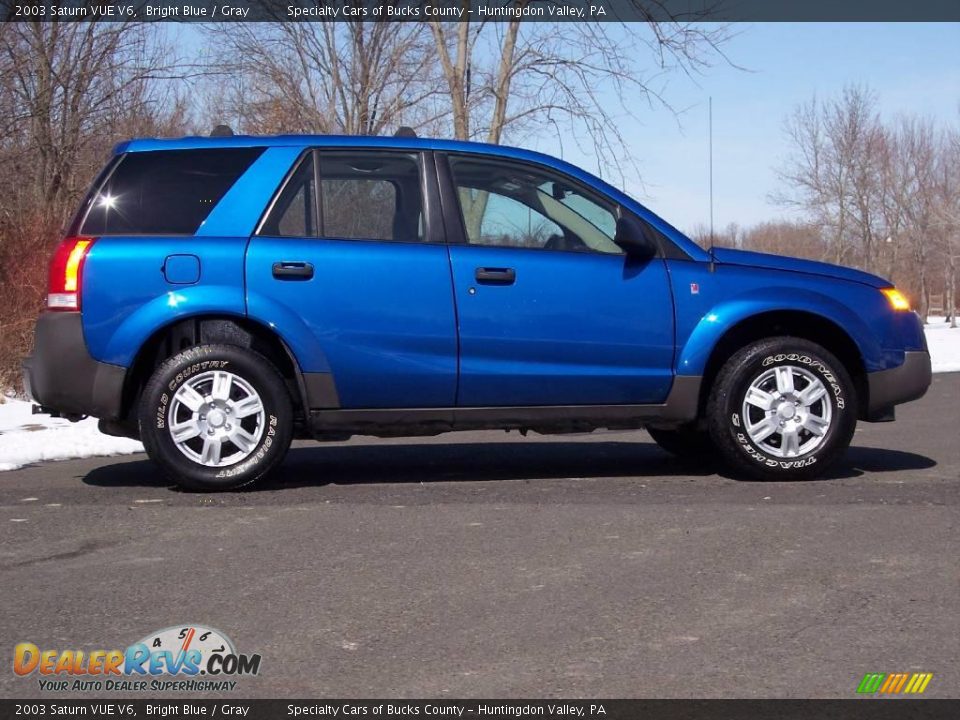 2003 Saturn VUE V6 Bright Blue / Gray Photo #8