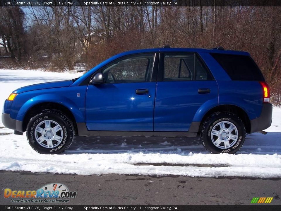 2003 Saturn VUE V6 Bright Blue / Gray Photo #13