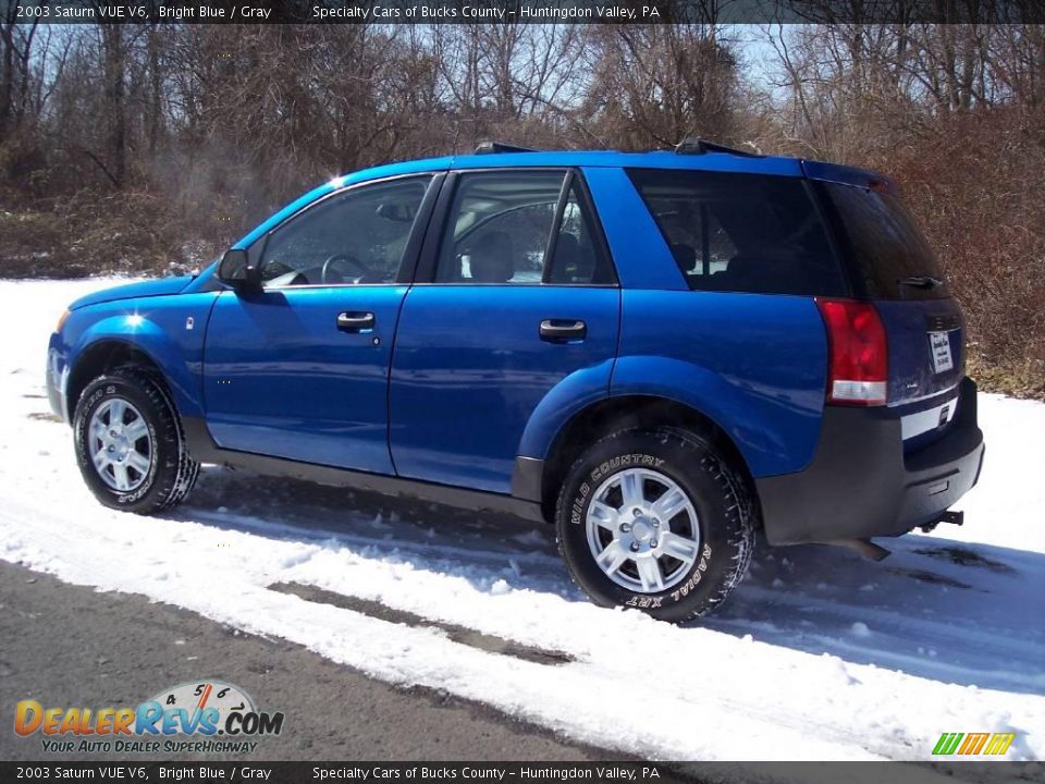 2003 Saturn VUE V6 Bright Blue / Gray Photo #14
