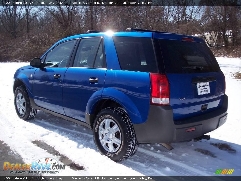 2003 Saturn VUE V6 Bright Blue / Gray Photo #15