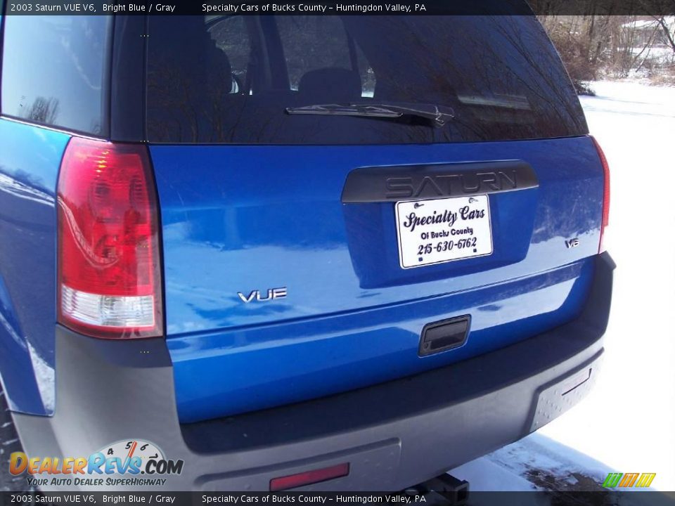2003 Saturn VUE V6 Bright Blue / Gray Photo #17