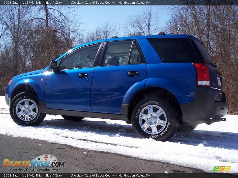 2003 Saturn VUE V6 Bright Blue / Gray Photo #25