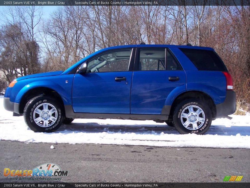 2003 Saturn VUE V6 Bright Blue / Gray Photo #26