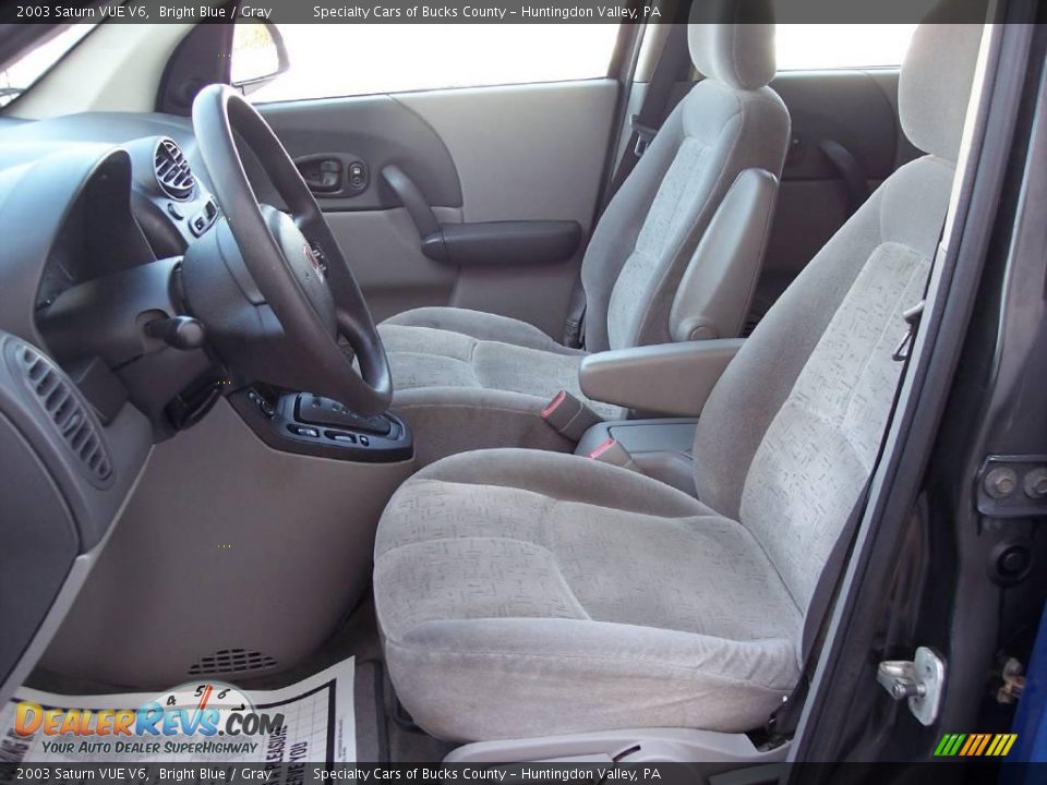 2003 Saturn VUE V6 Bright Blue / Gray Photo #28