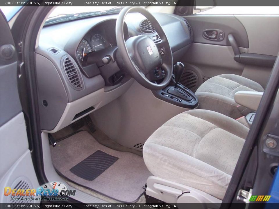 2003 Saturn VUE V6 Bright Blue / Gray Photo #30