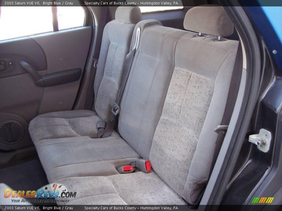 2003 Saturn VUE V6 Bright Blue / Gray Photo #33