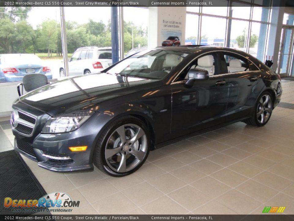 Steel Grey Metallic 2012 Mercedes-Benz CLS 550 Coupe Photo #1