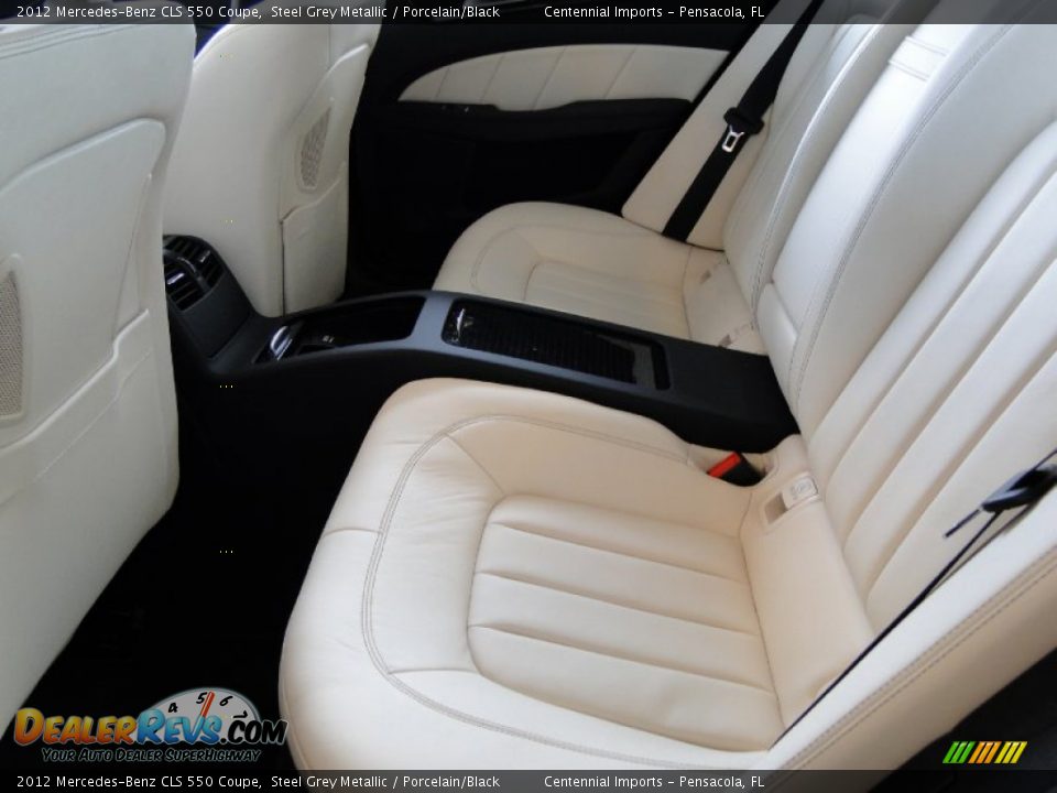 Porcelain/Black Interior - 2012 Mercedes-Benz CLS 550 Coupe Photo #9