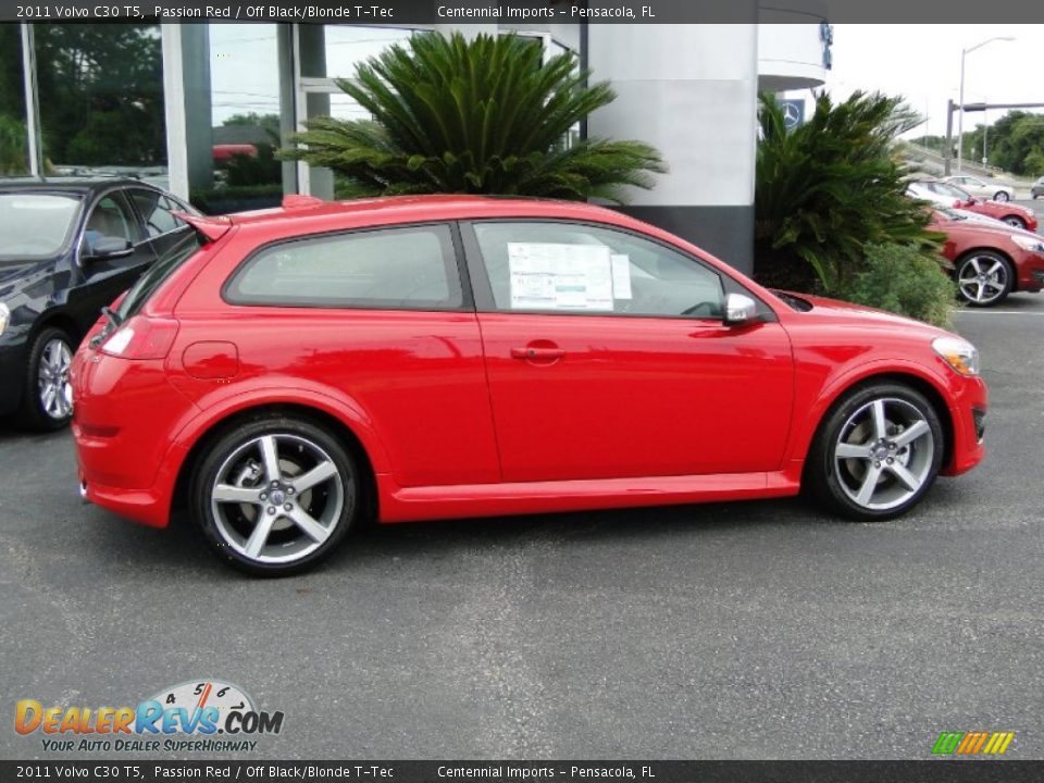 Passion Red 2011 Volvo C30 T5 Photo #14