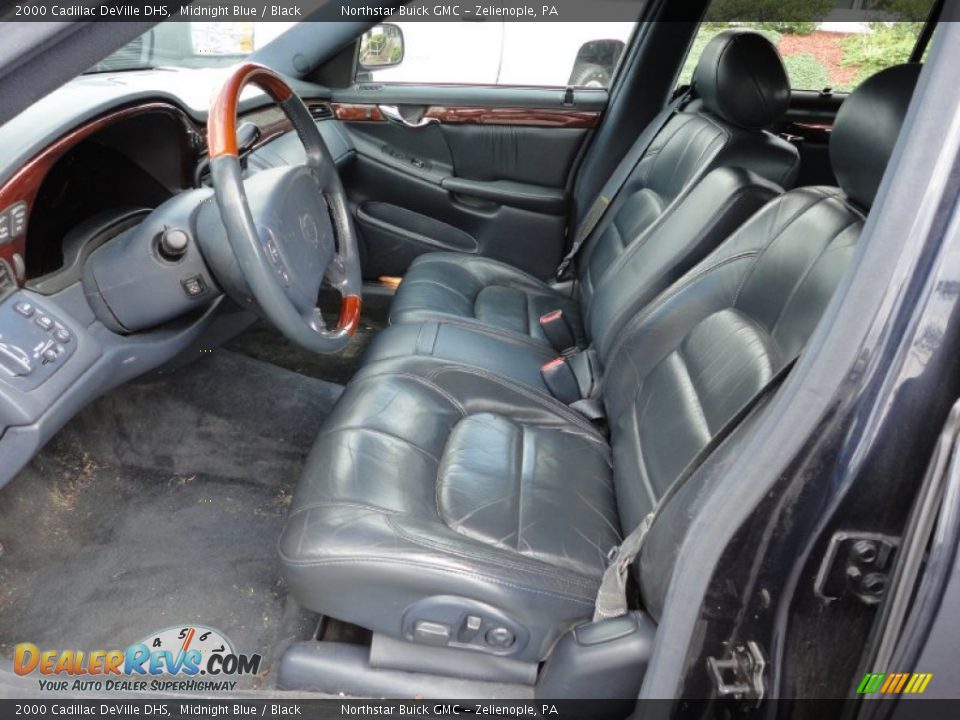 Black Interior - 2000 Cadillac DeVille DHS Photo #12