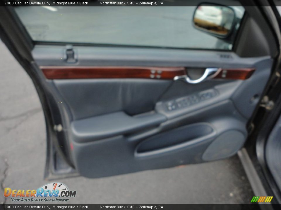 2000 Cadillac DeVille DHS Midnight Blue / Black Photo #14