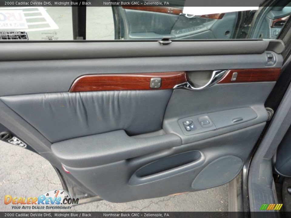 2000 Cadillac DeVille DHS Midnight Blue / Black Photo #16