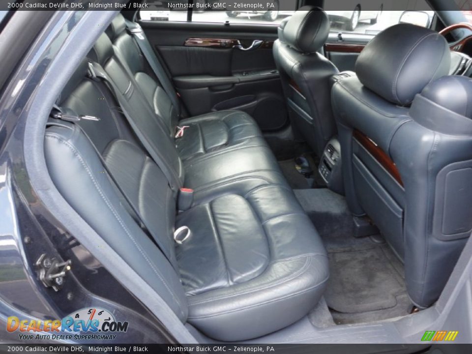 2000 Cadillac DeVille DHS Midnight Blue / Black Photo #17
