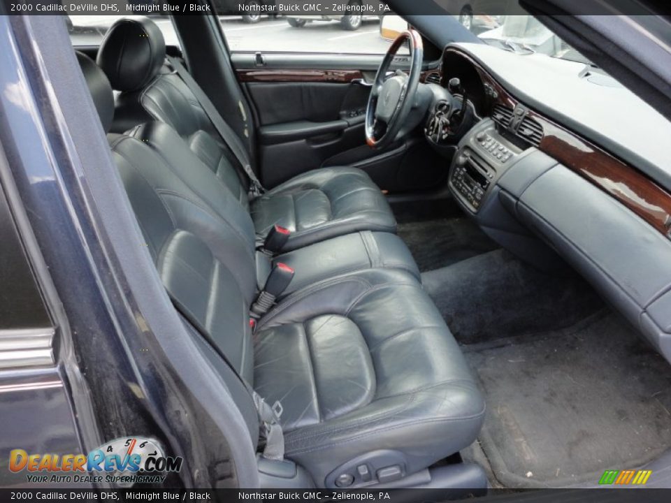 2000 Cadillac DeVille DHS Midnight Blue / Black Photo #19
