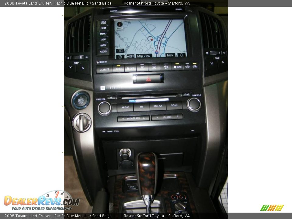 2008 Toyota Land Cruiser Pacific Blue Metallic / Sand Beige Photo #13