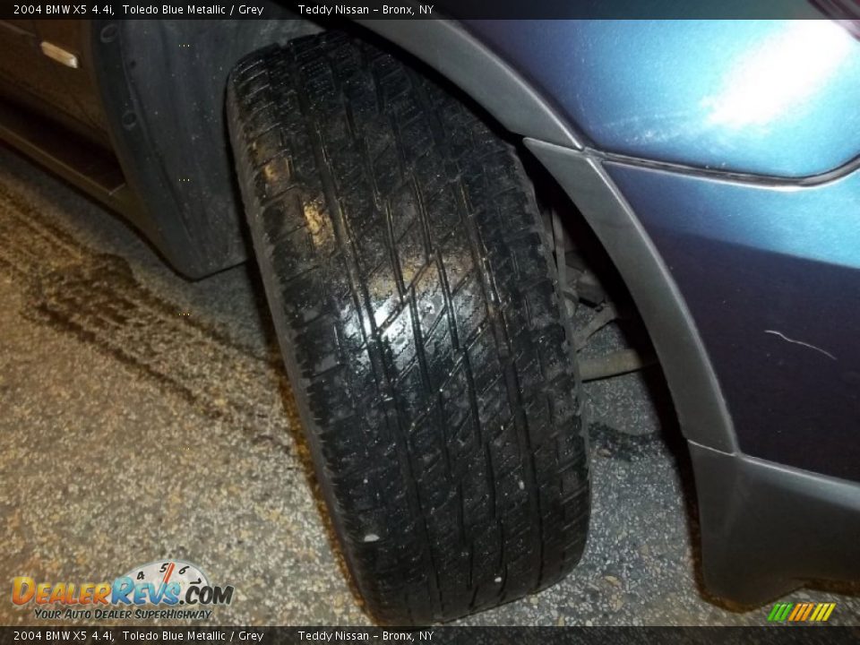 2004 BMW X5 4.4i Toledo Blue Metallic / Grey Photo #2