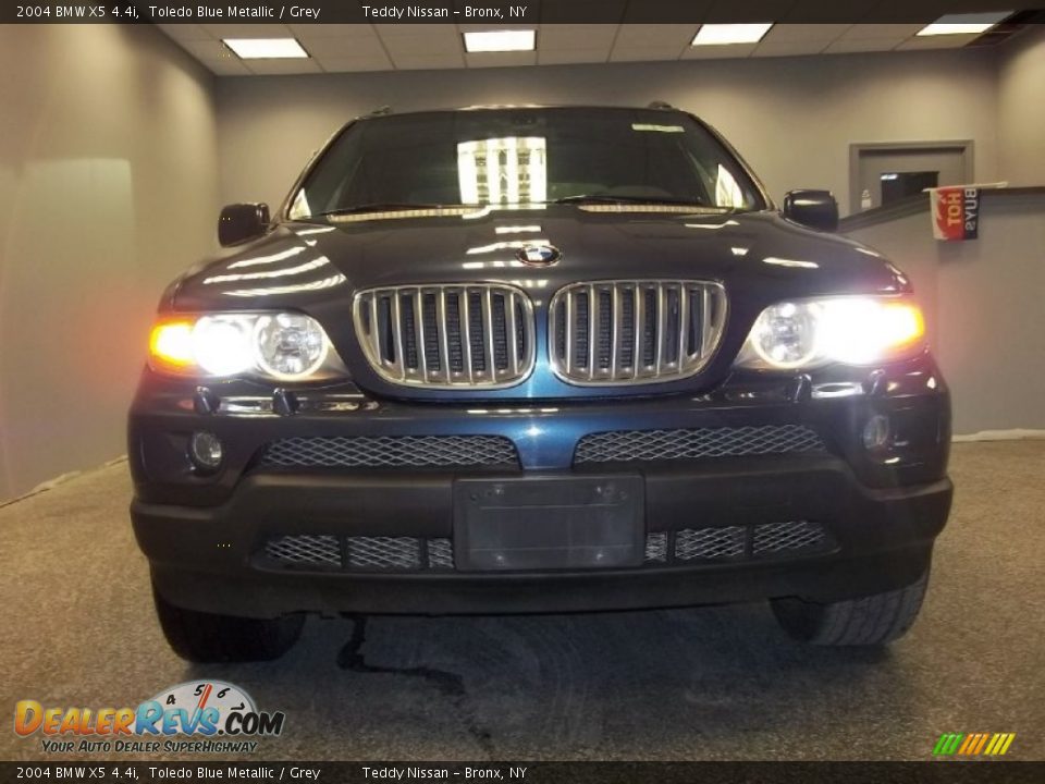 2004 BMW X5 4.4i Toledo Blue Metallic / Grey Photo #3