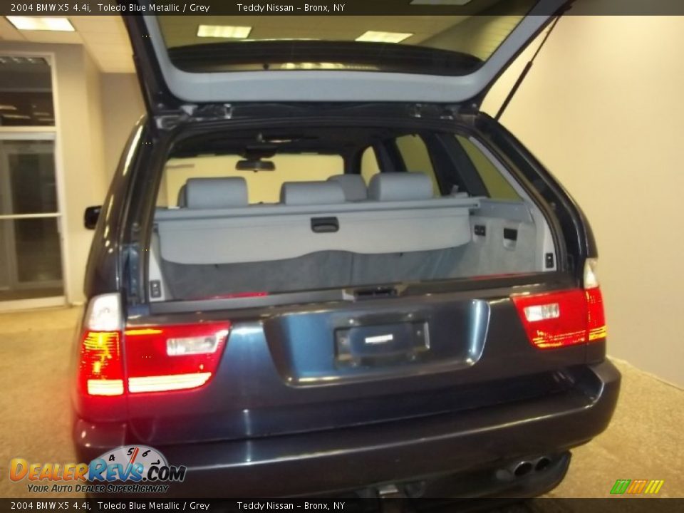 2004 BMW X5 4.4i Toledo Blue Metallic / Grey Photo #7