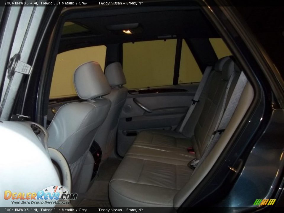 2004 BMW X5 4.4i Toledo Blue Metallic / Grey Photo #9