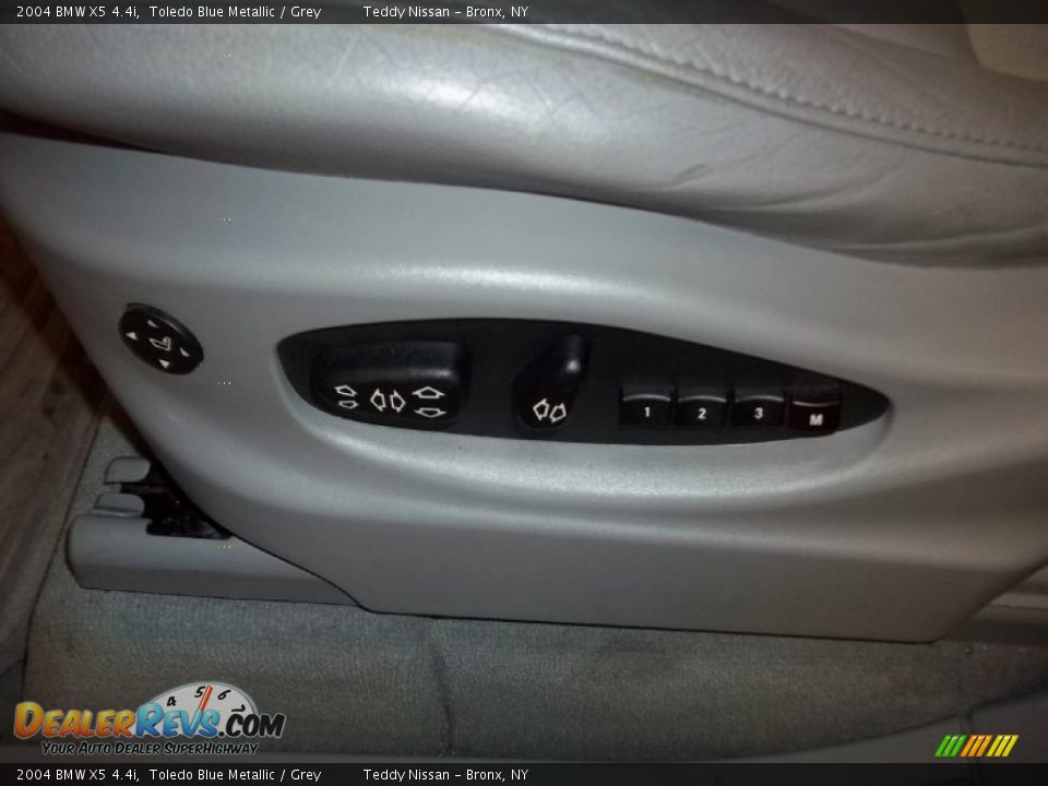 2004 BMW X5 4.4i Toledo Blue Metallic / Grey Photo #15