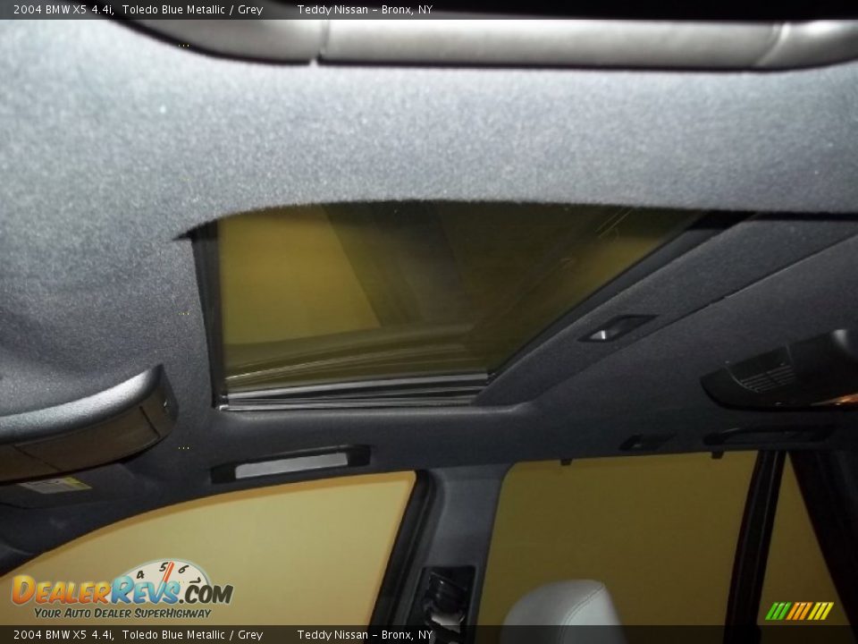2004 BMW X5 4.4i Toledo Blue Metallic / Grey Photo #16
