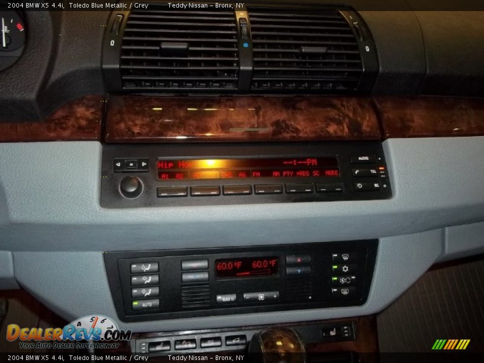 2004 BMW X5 4.4i Toledo Blue Metallic / Grey Photo #19