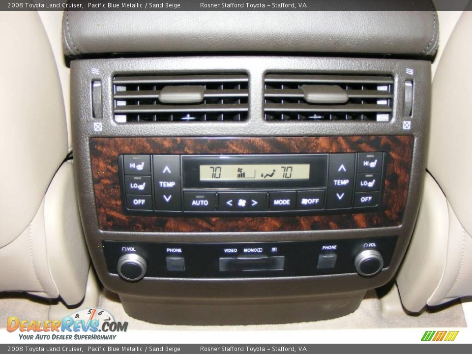 2008 Toyota Land Cruiser Pacific Blue Metallic / Sand Beige Photo #19