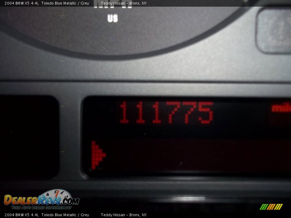 2004 BMW X5 4.4i Toledo Blue Metallic / Grey Photo #23