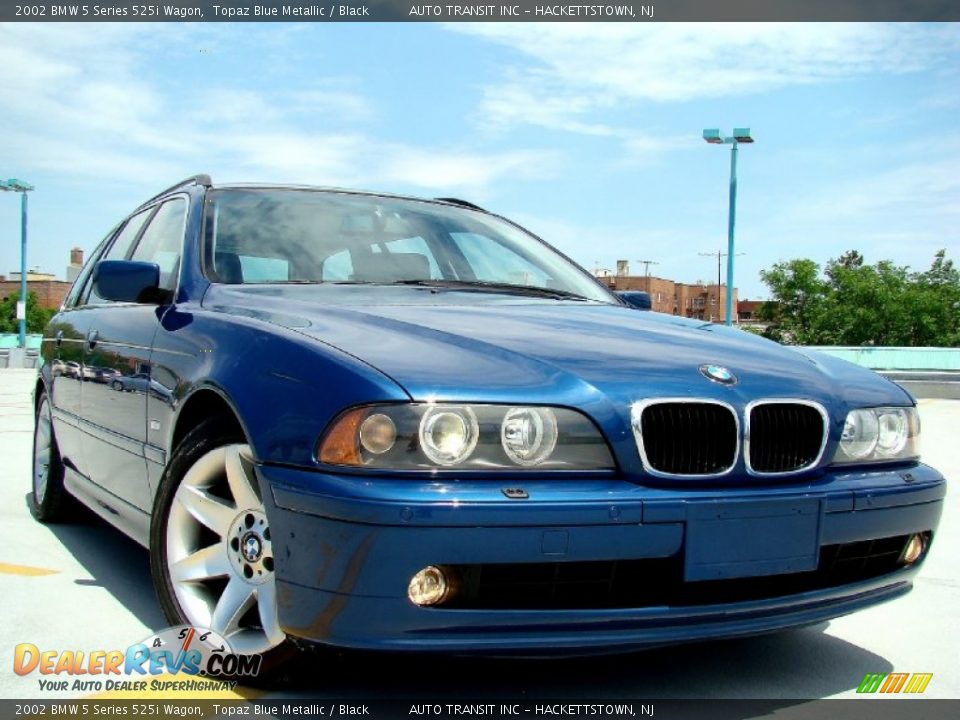 Topaz Blue Metallic 2002 BMW 5 Series 525i Wagon Photo #1