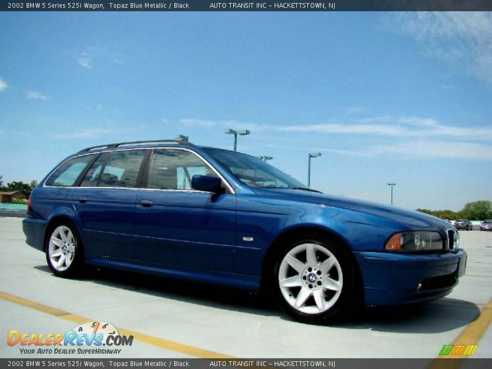 Topaz Blue Metallic 2002 BMW 5 Series 525i Wagon Photo #18