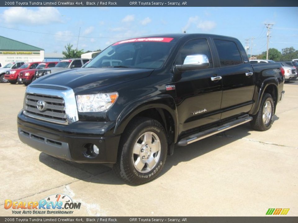 Front 3/4 View of 2008 Toyota Tundra Limited CrewMax 4x4 Photo #3