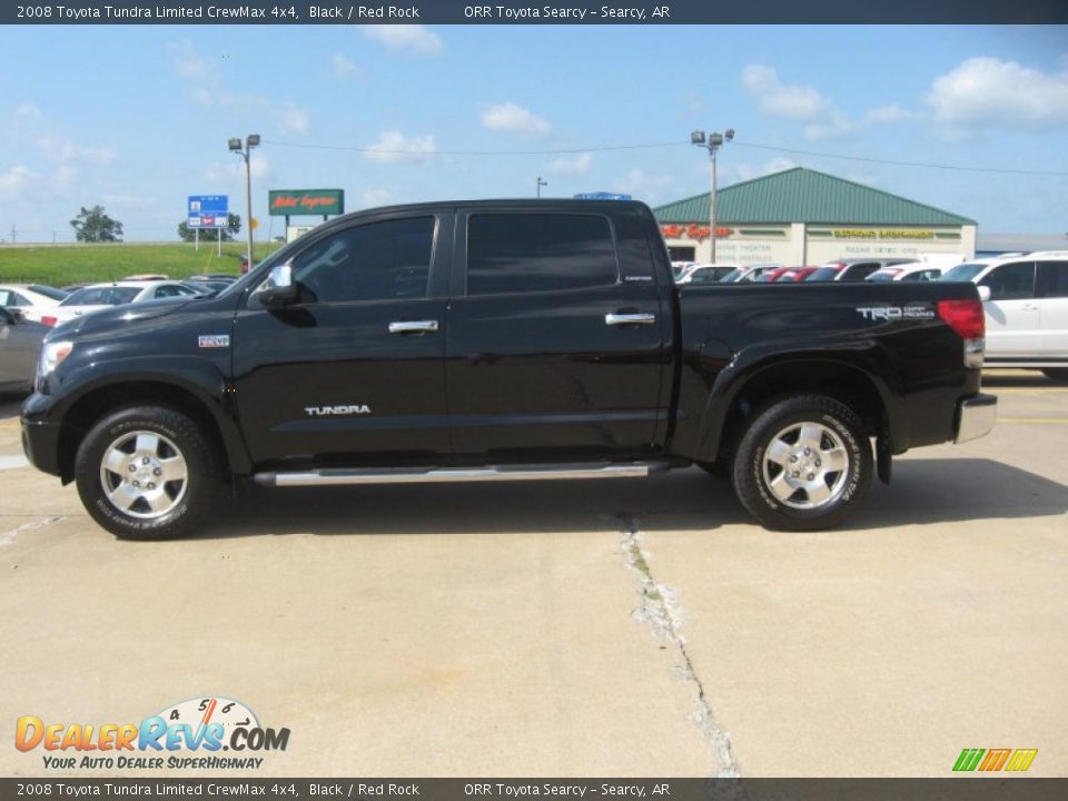 Black 2008 Toyota Tundra Limited CrewMax 4x4 Photo #4