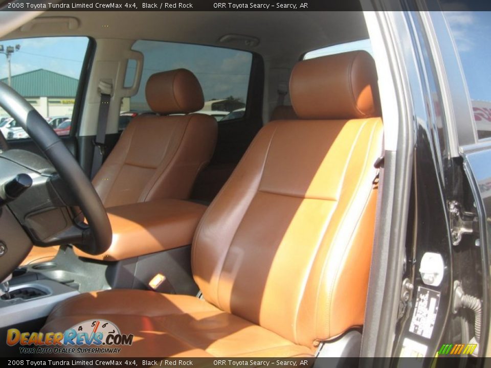 Red Rock Interior - 2008 Toyota Tundra Limited CrewMax 4x4 Photo #14