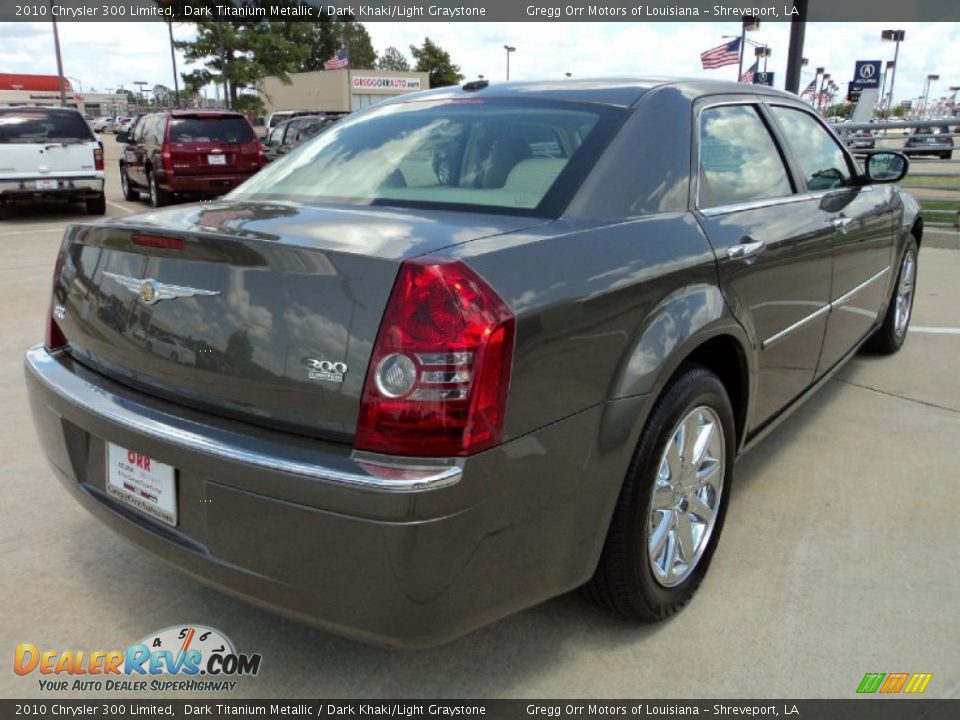 2010 Chrysler 300 Limited Dark Titanium Metallic / Dark Khaki/Light Graystone Photo #8