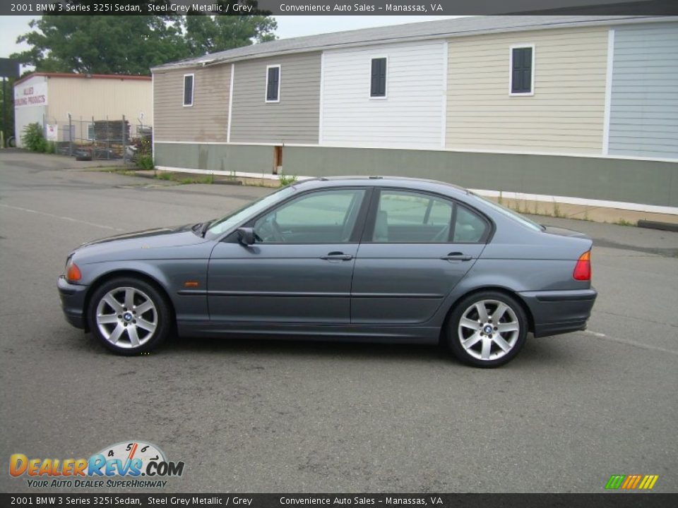 Steel Grey Metallic 2001 BMW 3 Series 325i Sedan Photo #5