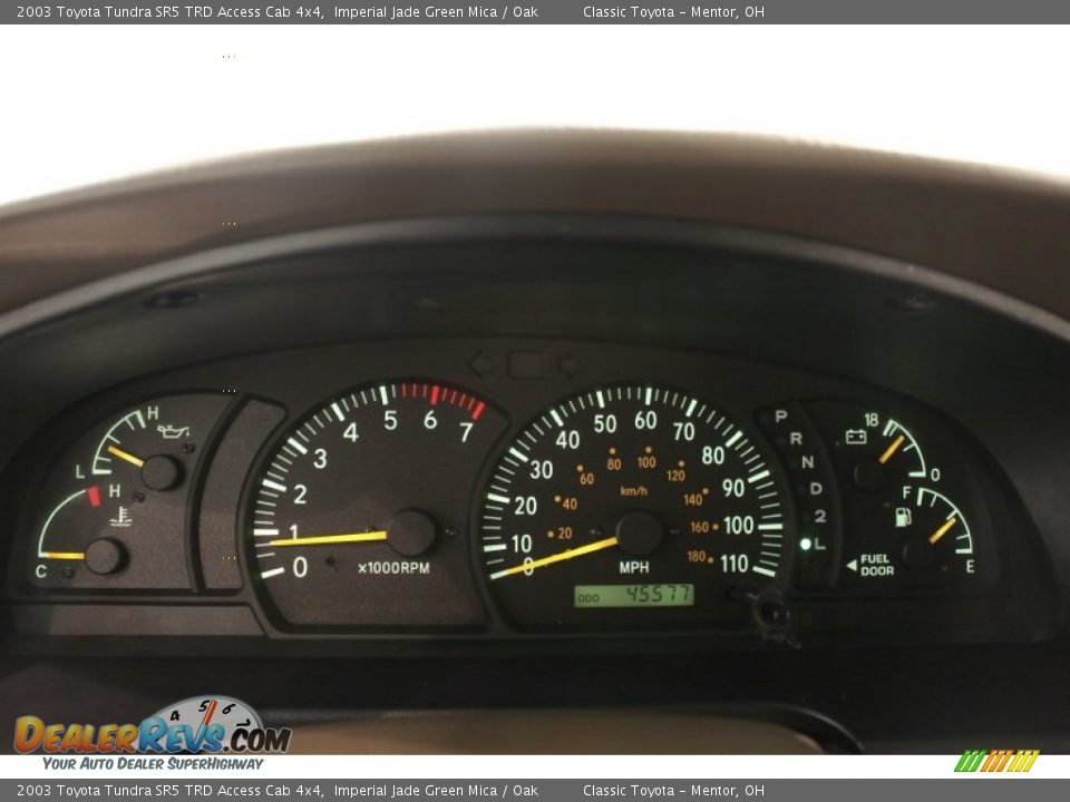 2003 Toyota Tundra SR5 TRD Access Cab 4x4 Gauges Photo #6