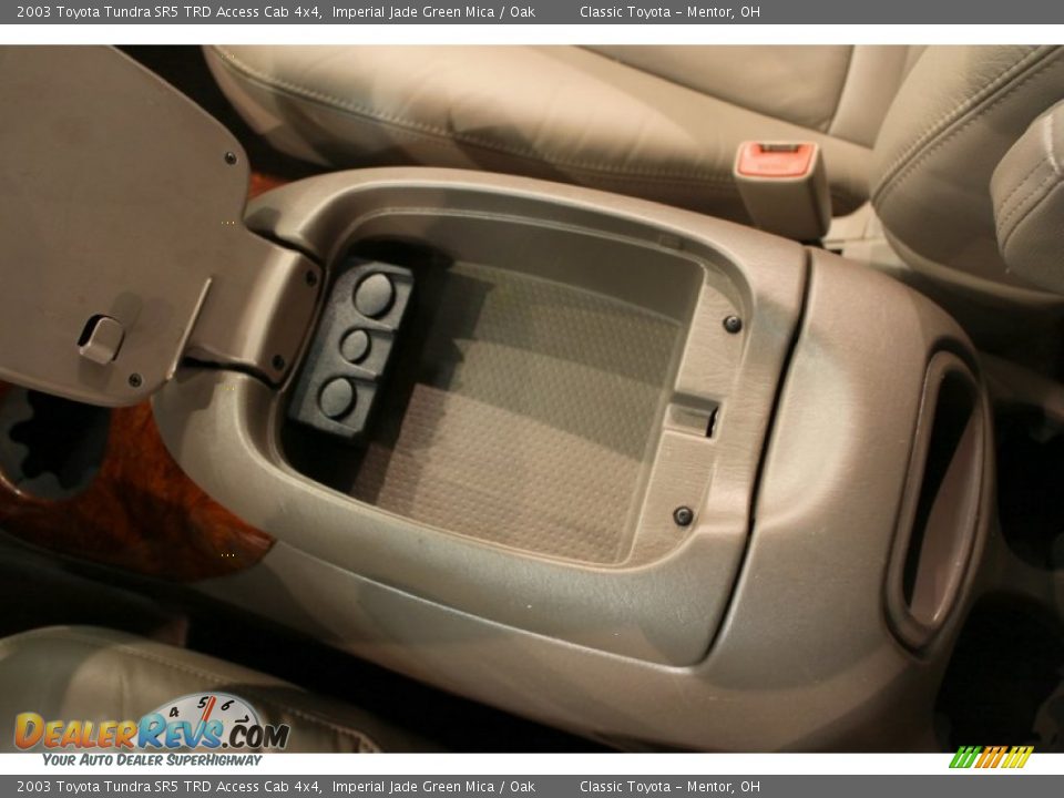 2003 Toyota Tundra SR5 TRD Access Cab 4x4 Imperial Jade Green Mica / Oak Photo #10